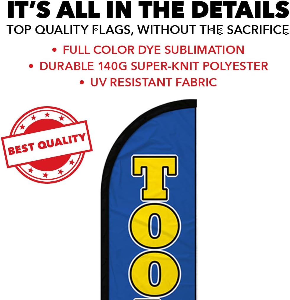 Tools Windless Banner Advertising Flag - Perfect for Hardware Stores, Home Improvement