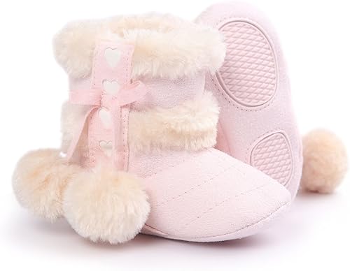 Miniatura 3 de Botas Estamico de invierno, con lazo, de nieve, de felpa, para niña