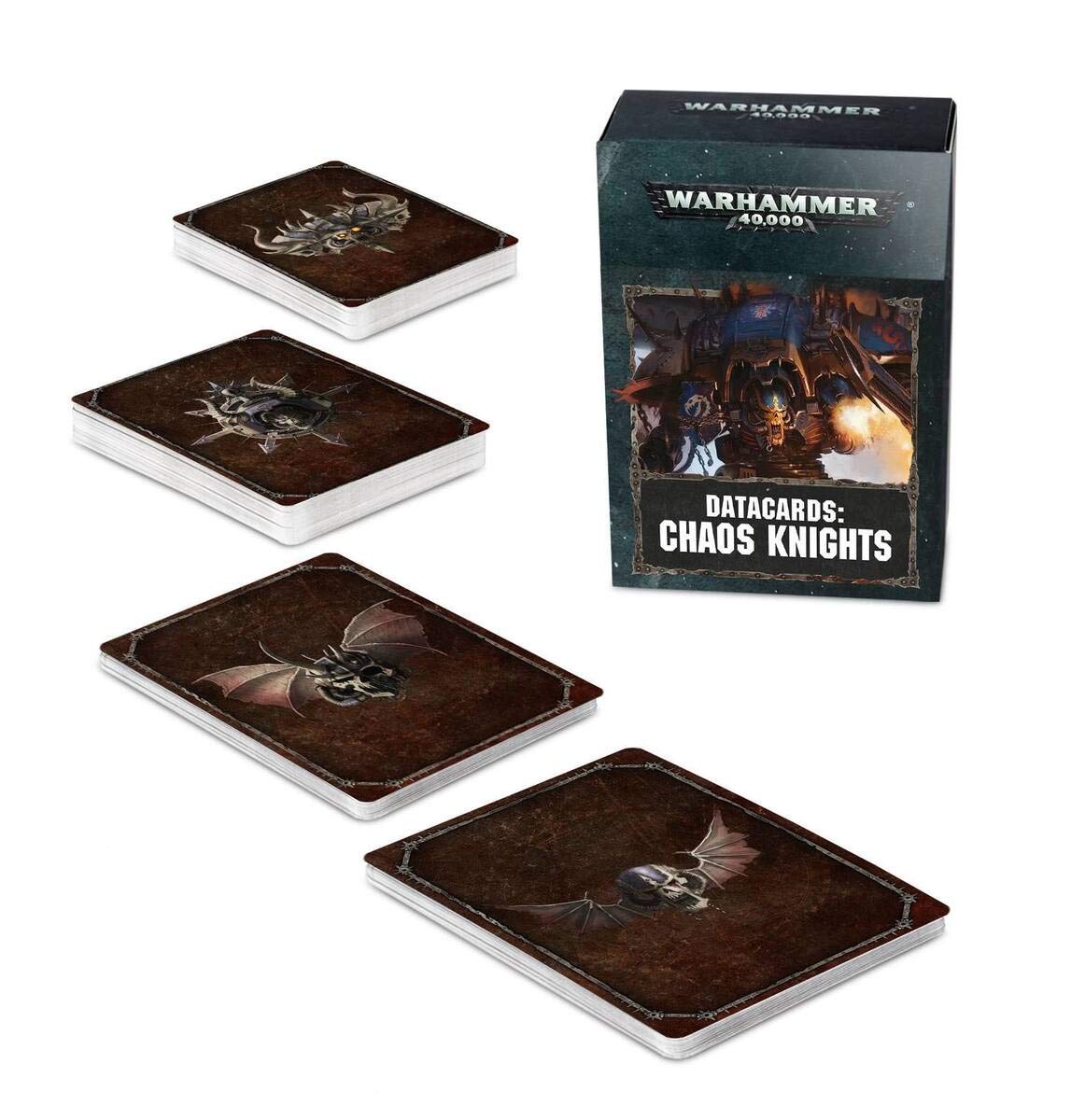 Amazon.com: Games Workshop Warhammer 40K: Chaos Knights Datacards : Toys &  Games