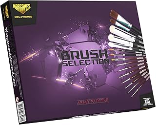 The Army Painter Brush Selection - 15 Army Painter Brushes: 8 Hobby, 3 Drybrush and 4 Gamemaster Terrain for DND Paint Set - Miniature Detail Brushes, Miniature Paint Brushes and Model Paint Brushes