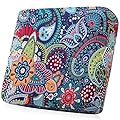 Smiry Printed Couch Cushion Covers, Stretch Soft Couch Covers for Sofa, Washable Non-Slip Sofa Slipcover Furniture Protector for Indoor and Outdoor (1 Pack, Blue Green)