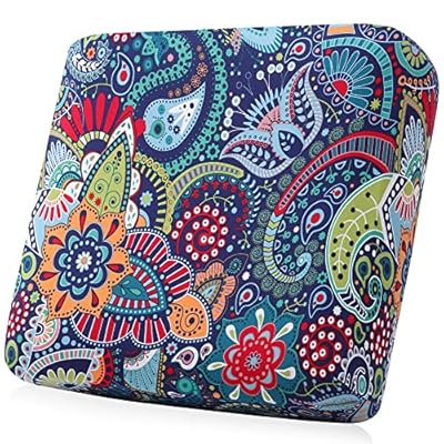 Smiry Printed Couch Cushion Covers, Stretch Soft Couch Covers for Sofa, Washable Non-Slip Sofa Slipcover Furniture Protector for Indoor and Outdoor (1 Pack, Blue Green)
