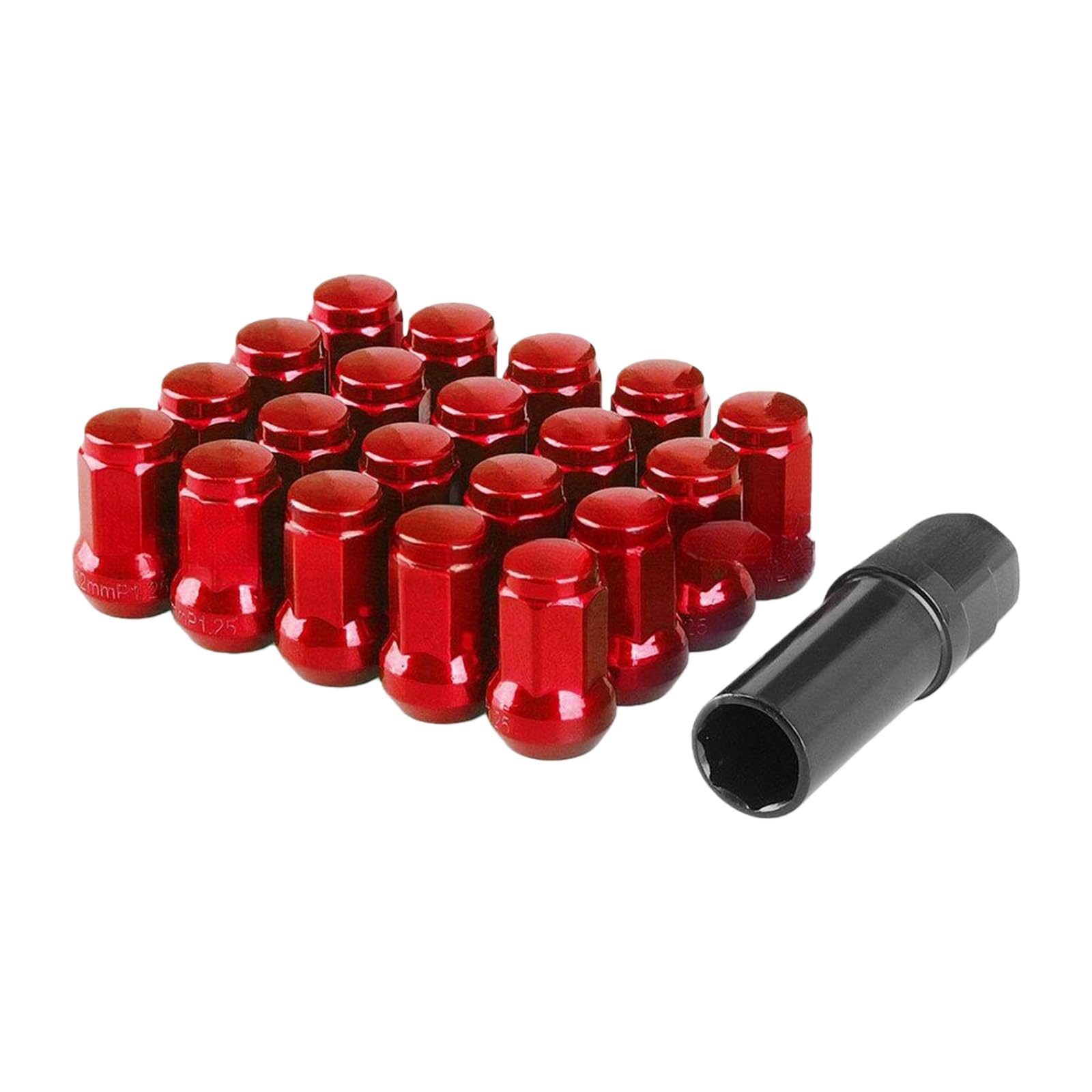 Security 7Point Wheel Nut with AntiTheft Socket for Car SUV Truck Vibrations-Proof Security Nut