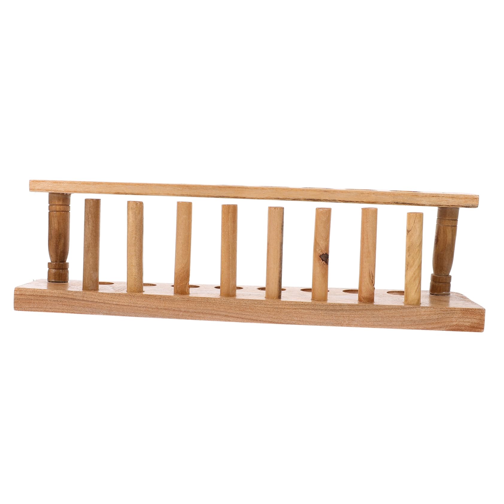 ULTECHNOVO 4piezas Soporte De Madera Para Tubos De Ensayo Rack Portátil Para Laboratorios y Experimentos Científicos