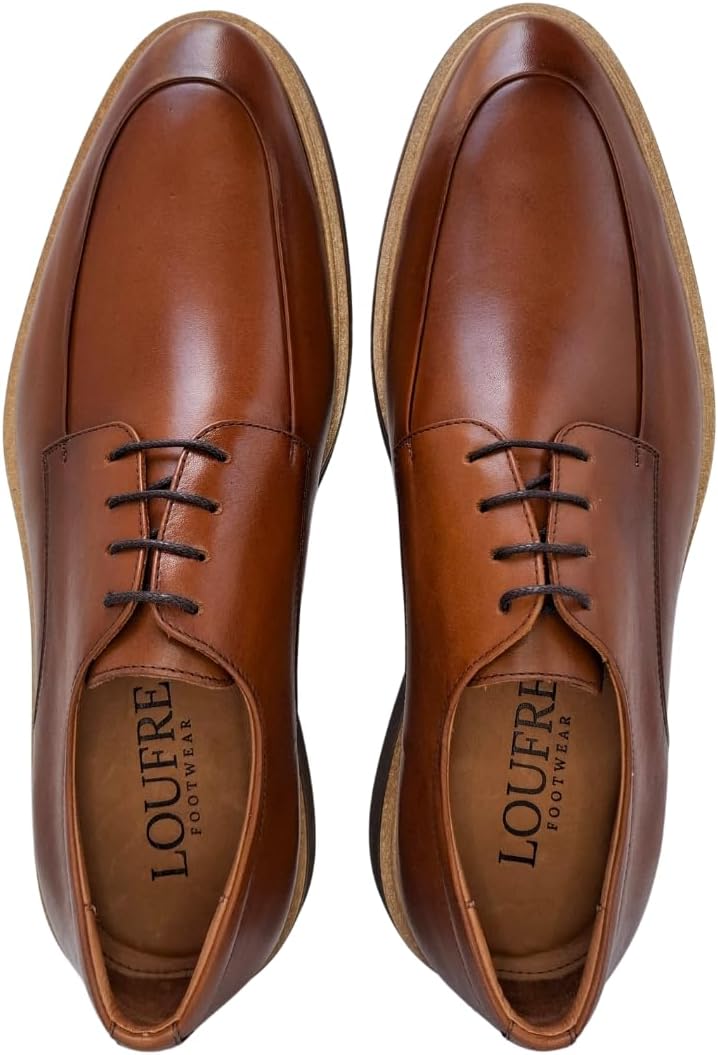 Sapato Masculino Derby York LOUFRE em Couro Legítimo – Sola de EVA