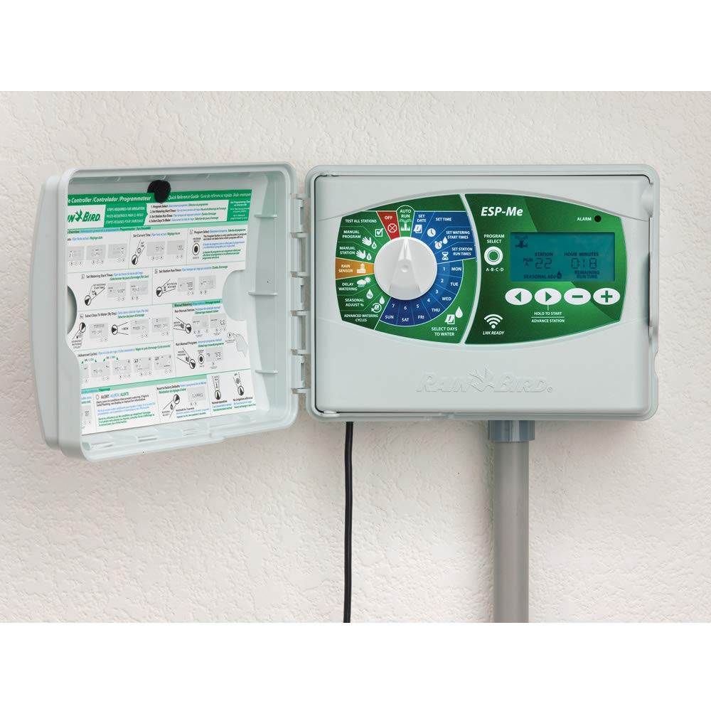 Riegoprofesional R.Bird - Programmatore Elettrico di irrigazione ESP 22 STAZIONI, espandibile con Moduli Fino a 22. Funziona con elettrovalvole di irrigazione elettrica a 24V di Qualsiasi Marca.