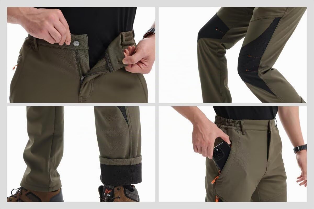 Pantalon Randonnée Homme Imperméable Hiver
