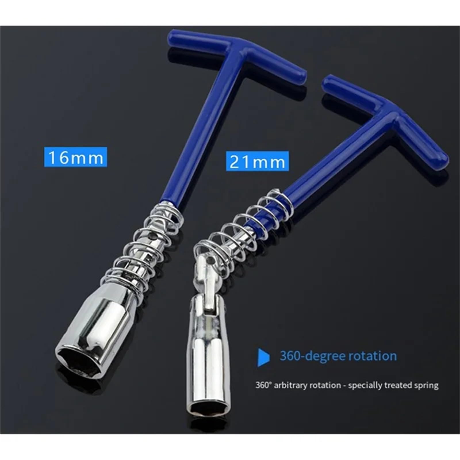 Llave De BujíA En T Herramienta de extracción bujías Coche, Barra en T, Llave Flexible, Vaso for, Junta Universal