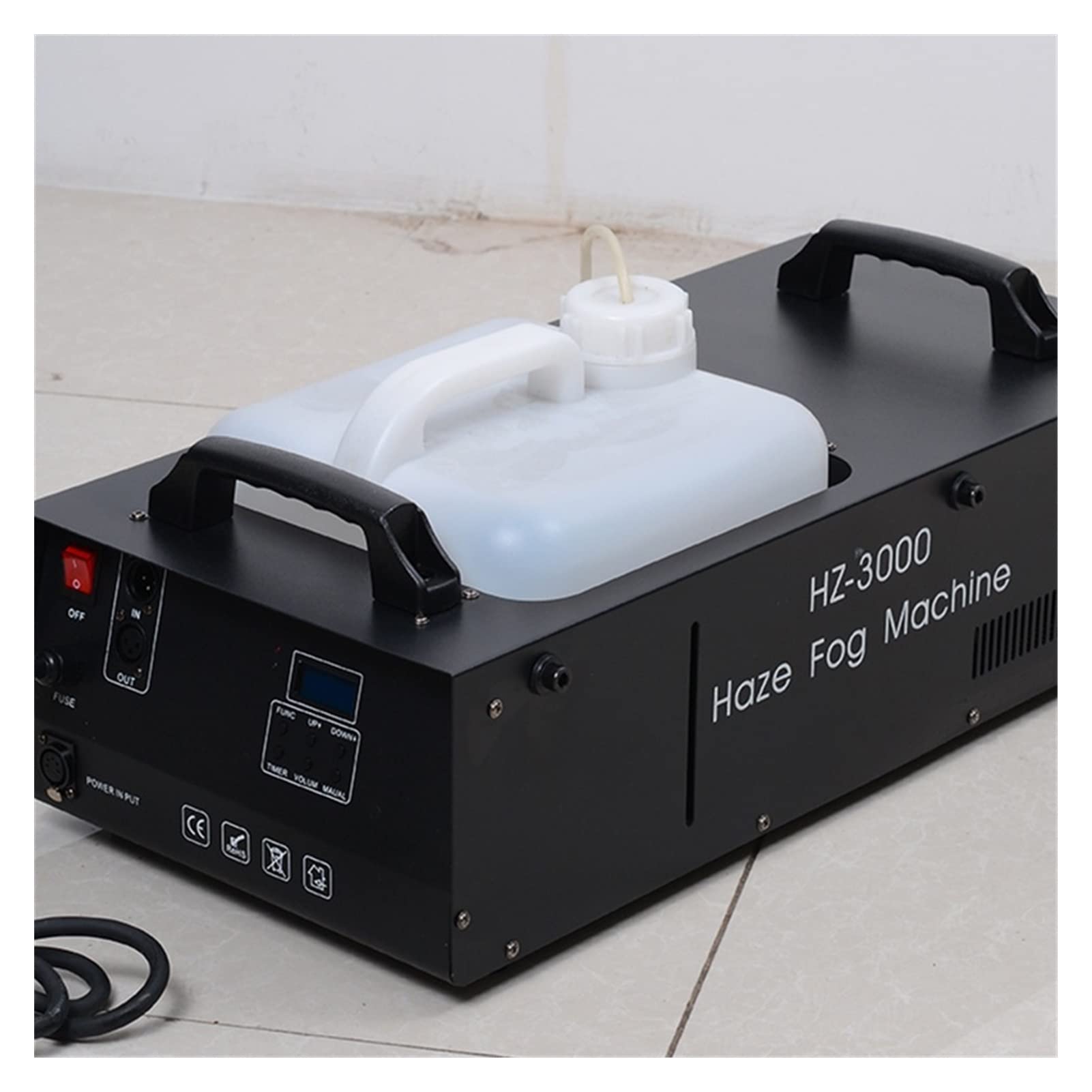 Maquina de Humo, Máquina de niebla Halloween humo 3000W Control remoto temperatura constante for el efecto la boda y escenario