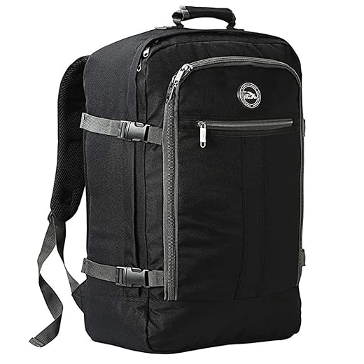 Cabin Max Metz Backpack for Men and Women Flight Approved Carry On Luggage Bag Massive 44 Litre Travel Hand Luggage 22x14x9 - Perfectly Sized for Southwest Airlines and More!