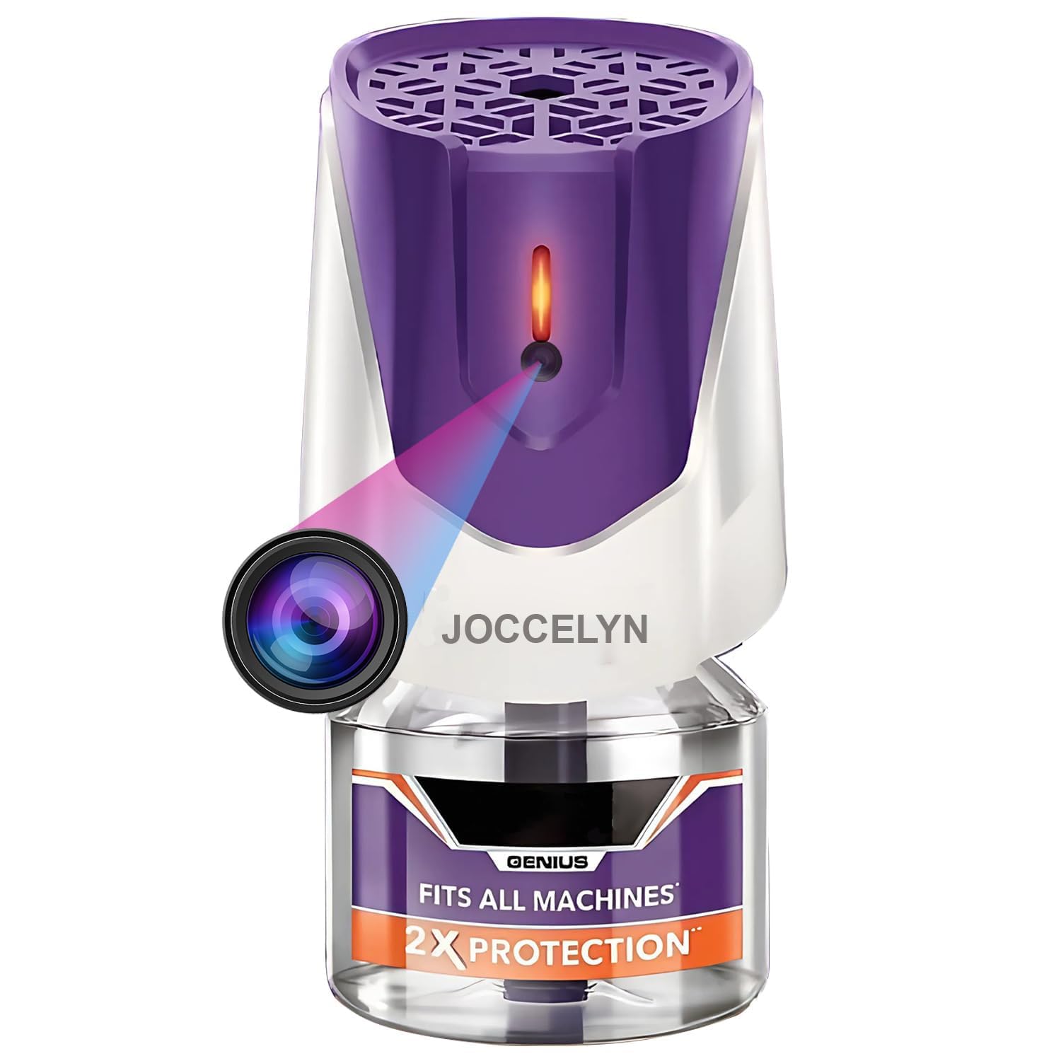 HD WiFi Mosquito Lamp Camera Security Nanny Cam with Live Audio & Video Recording 24 Hour-image-11