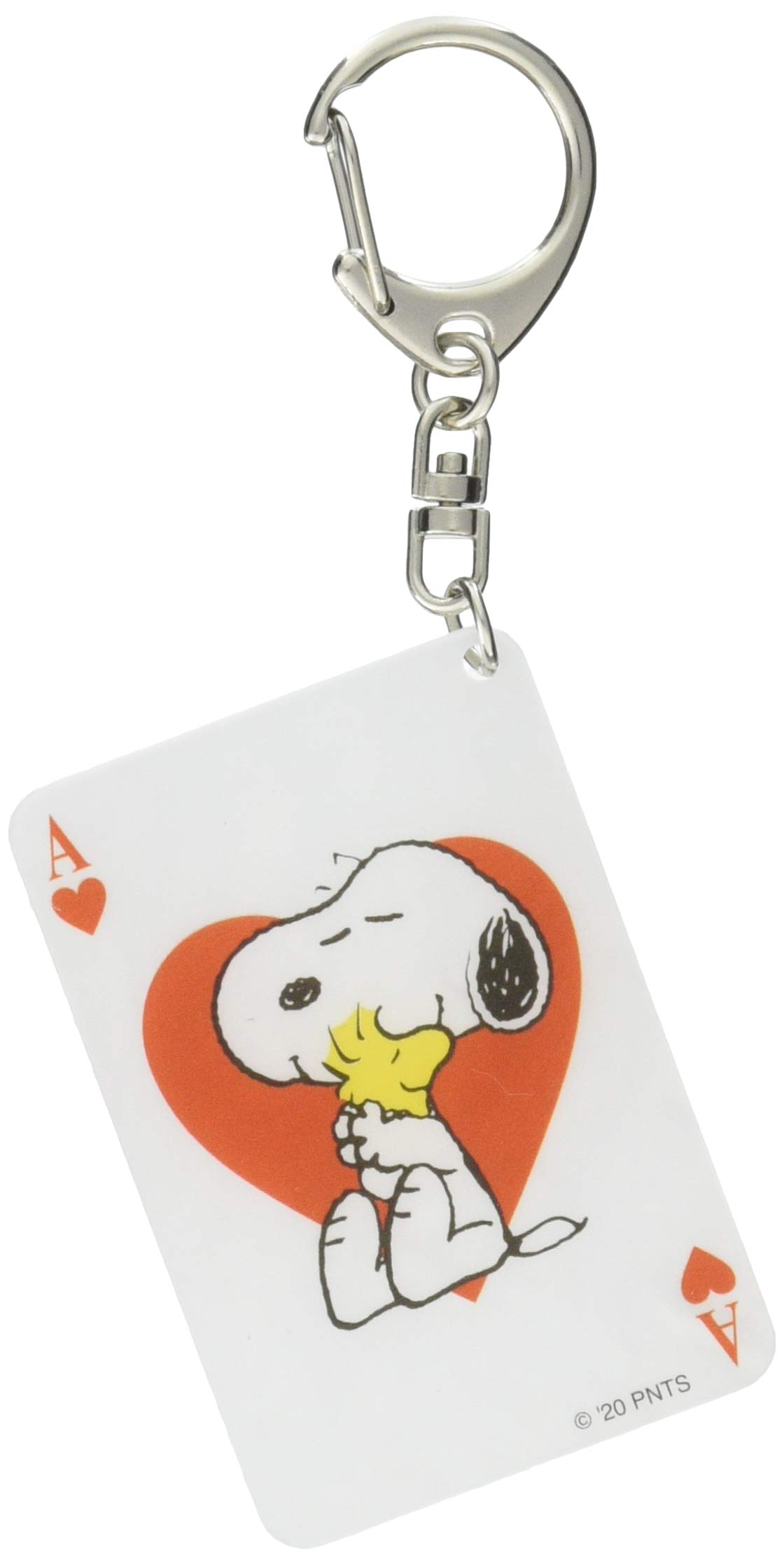 Amazon.co.jp: スヌーピー SNOOPY キーホルダー トランプ ハート