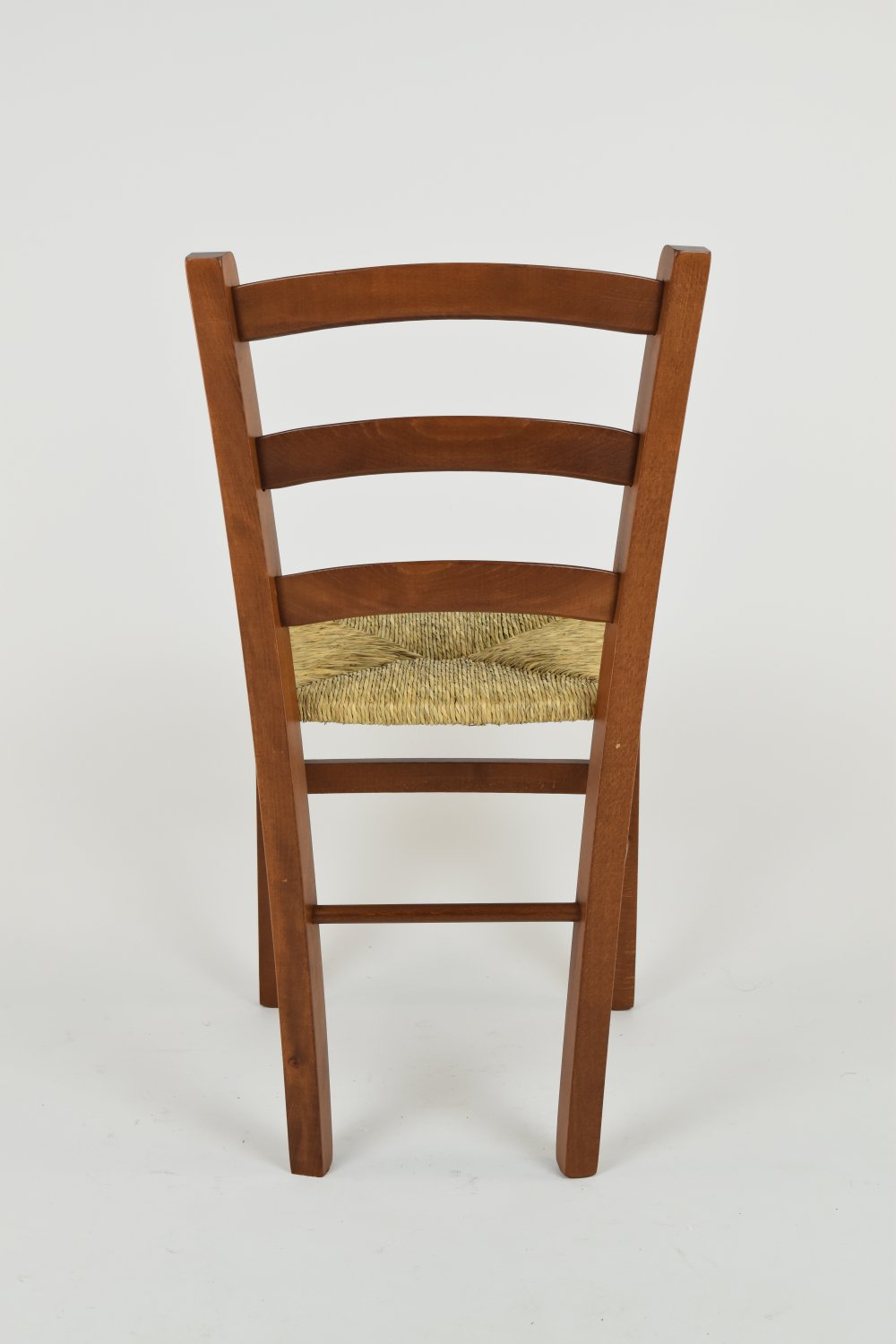 t m c s Tommychairs - Zestaw 4 krzeseł Venice nadaje się do kuchni i jadalni, struktura z drewna bukowego w kolorze jasny orzech i siedzisko ze słomy