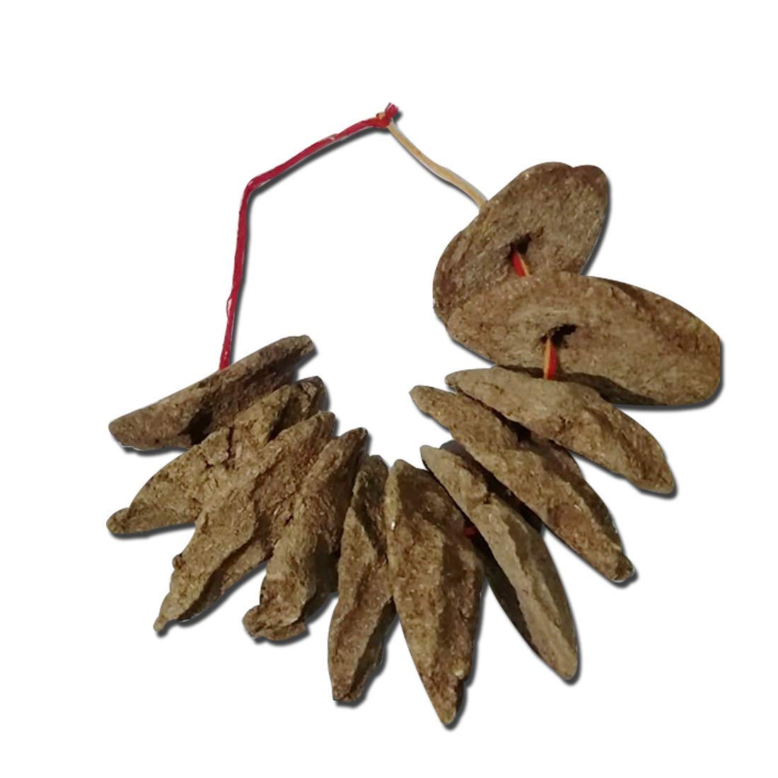 Potterywalaz Cow Dung Gulariyan Mala for Holika Dahan/badkulla/badkula/badkulaya(बडकुल्या) for Holi(11 Pieces in One Mala) (Pack of 1, Small)-image-25