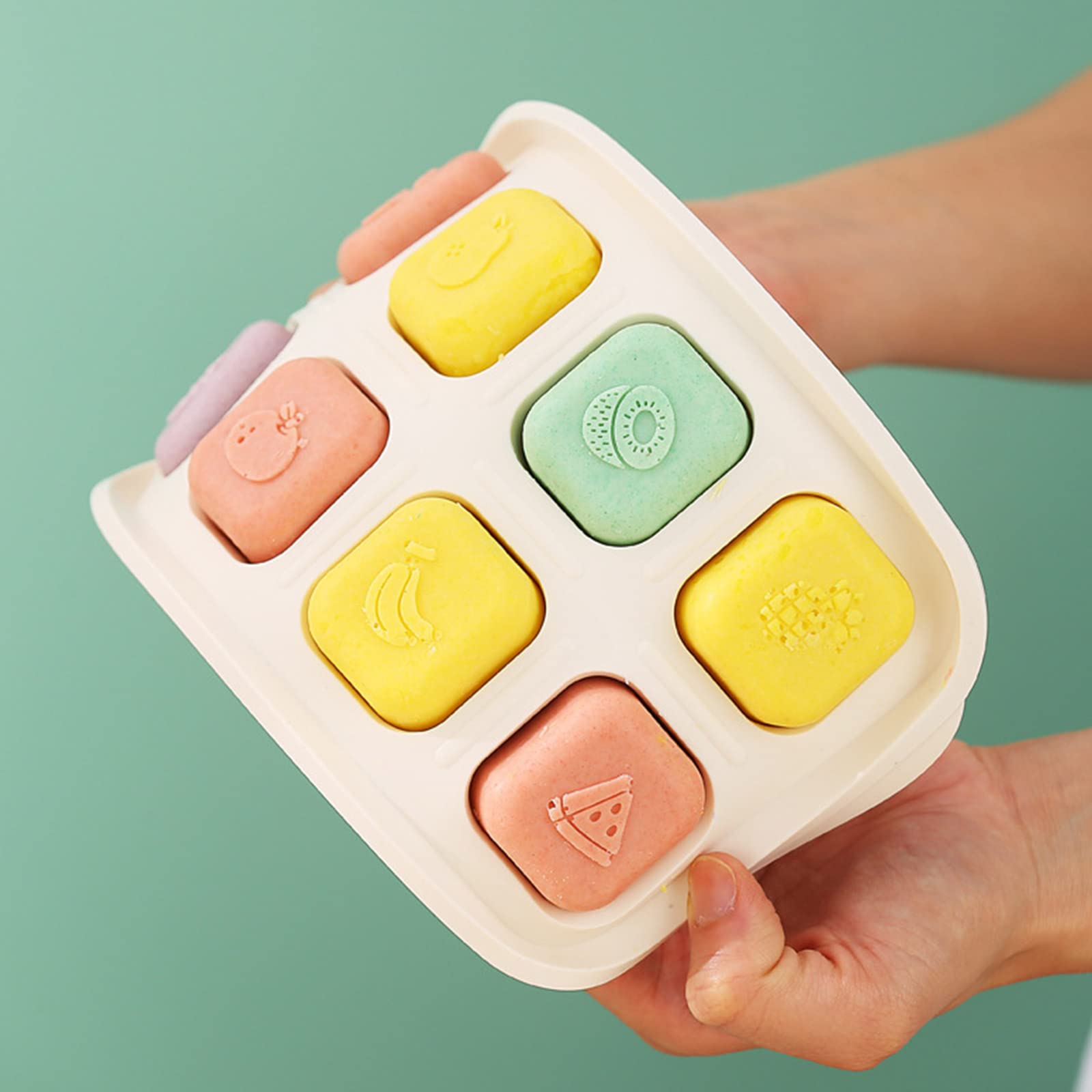 Stampi per ghiaccioli ， Stampi for dolci in silicone 16 stili, regali perfetti for gli amanti della pasticceria(E,D)