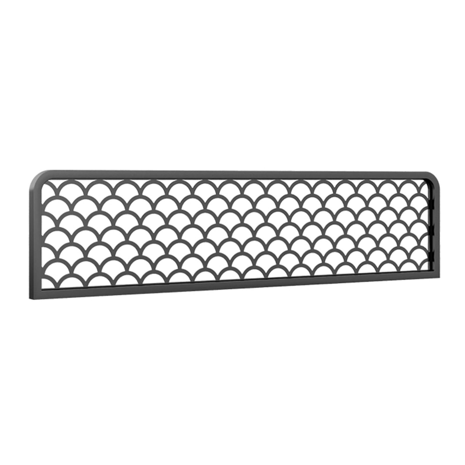 LWJSOCP Hollow Out Iron Fence Divider for RestaurantsStylish Dining Area Partition Hot Pot Countertop Separator Durable & FadeResistant Design