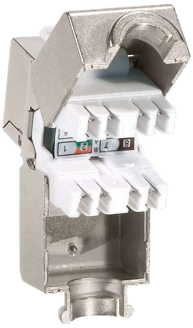 Equip 767210 Keystone Jack (ekranowane przyłącze Cat.6 LSA 8-częściowy zestaw torebek foliowych)