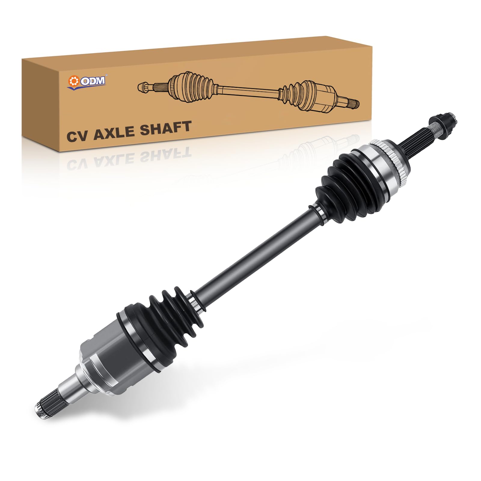 ODM Front Left CV Axle Shaft Assembly Fit for Toyota 2004 2005 2006 Sienna V6 3.3L; for 2007 2008 2009 2010 Sienna V6 3.5L, Driver Side Axle Replace