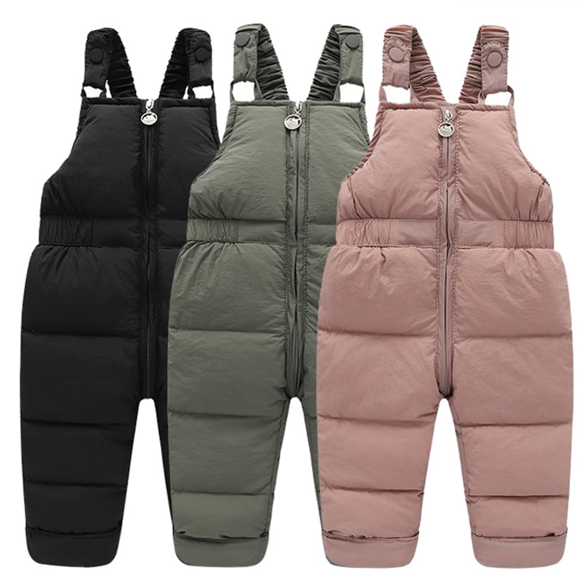 Bambini Pantaloni Invernali, Anti-Vento di Cotone, Overalls da Neve, Classici Suits da Sci, Caldi Snowsuits per Bambini da 9 Mesi a 5 Anni - Stili e comodità all'Aperto