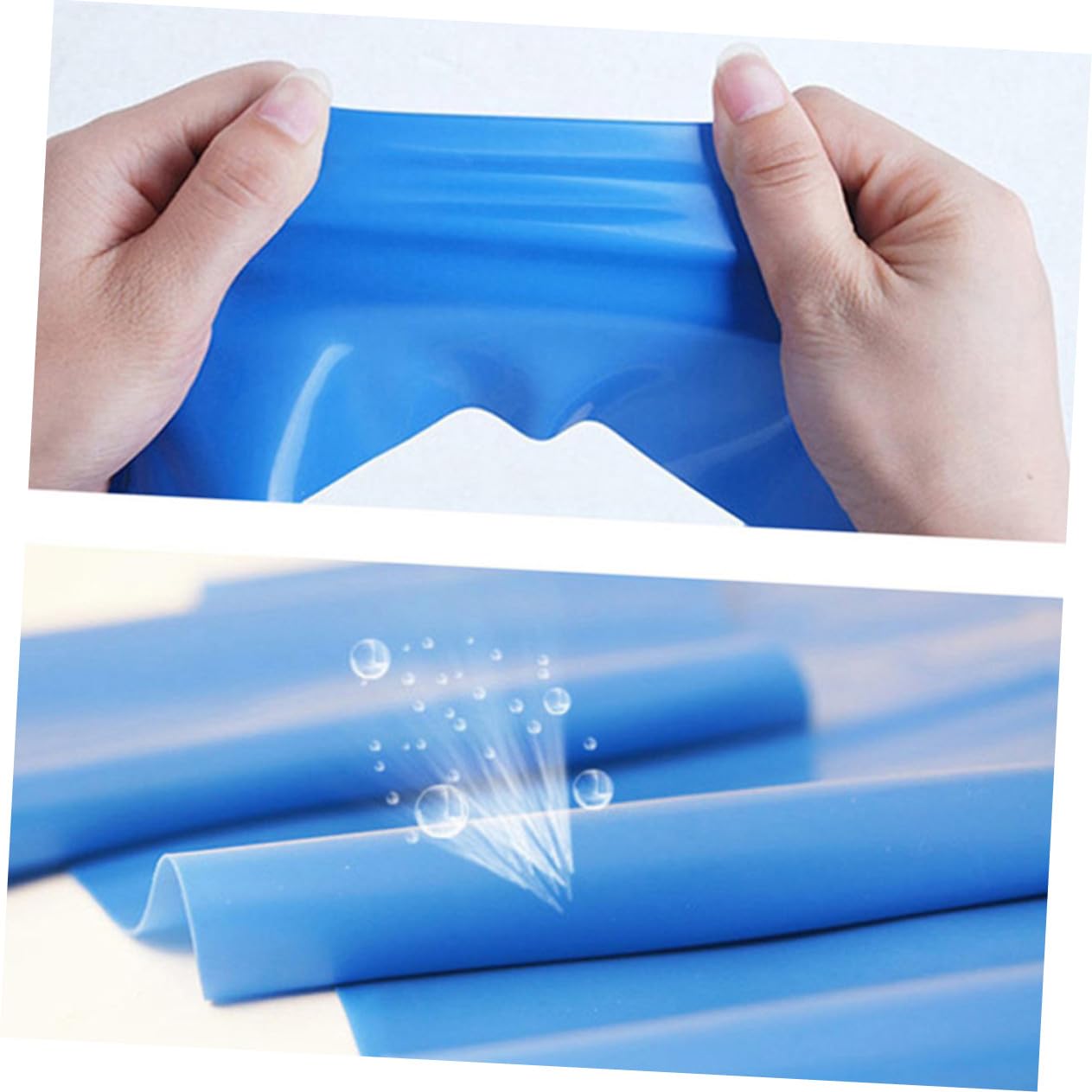 VICASKY 9 Bande Elastiche Resistenza in Lattice Naturale per Yoga e Allenamento Fitness Fasce Elastiche Resistenti per Stretching e Potenziamento Muscolare Leggere e e Rosso