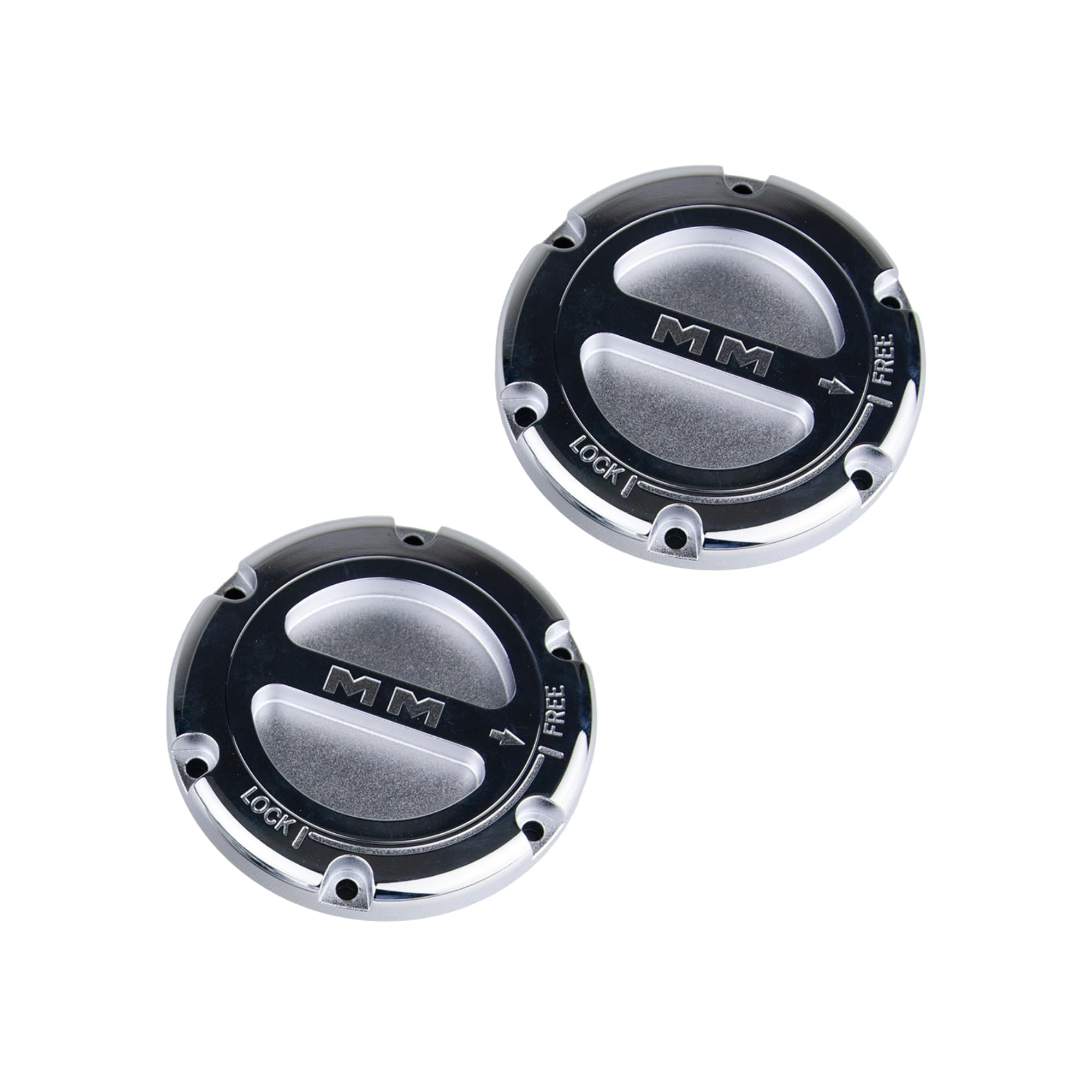 Photo 1 of MILE MARKER 549 Pair of Premium Manual Locking Hubs fits 2005-2020 F250 F350 F450 F550 | Replaces Original Equipment Manual or Automatic Hubs | Durable Metal Construction