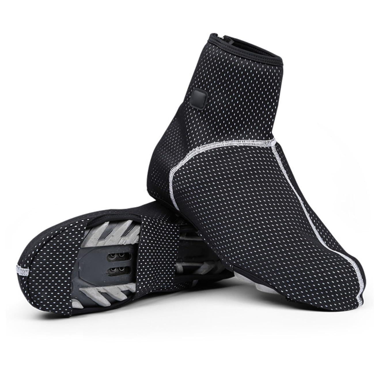 Sosoport Boots Botas 1 Par Cubrebotas De Otoño e Invierno Cubiertas De Zapatos De Lana Cubiertas De Zapatos Calientes s Exterior Zapatillas De Ciclismo A Prueba De Viento