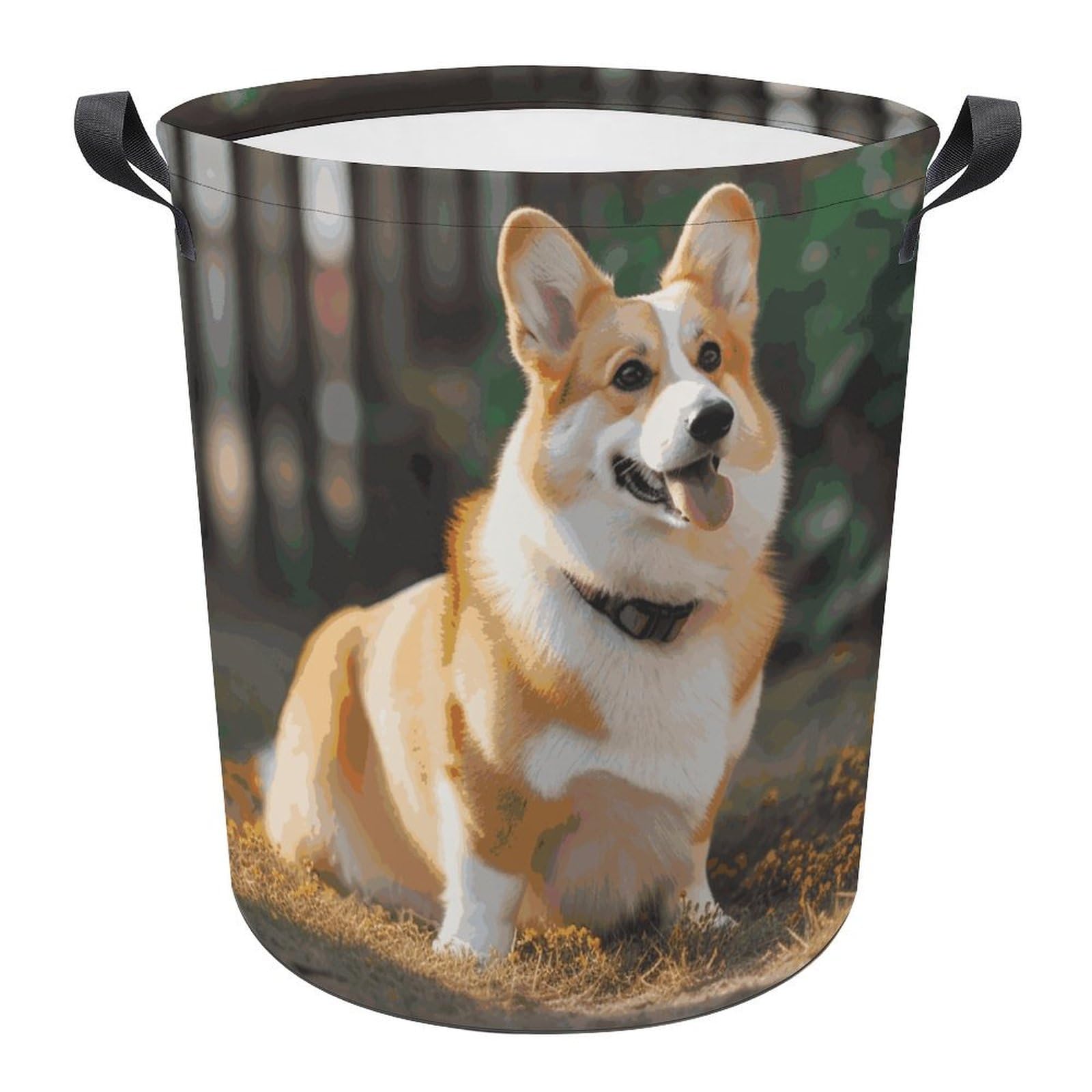 Panier à linge Corgi grand format imperméable et pliable