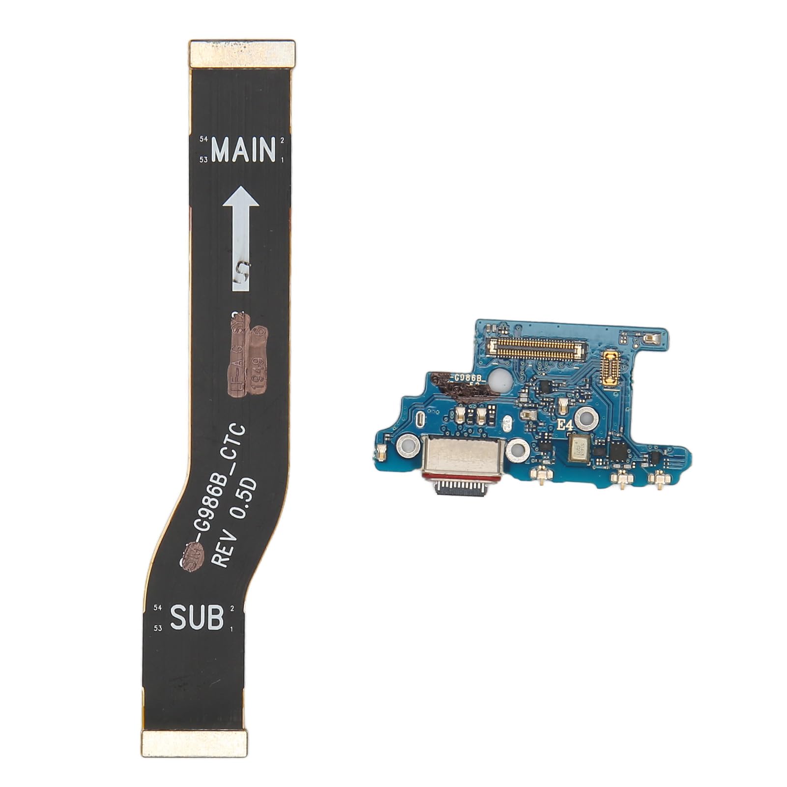 Câble Flexible de la Carte de Connexion du Port de USB pour Galaxy S20 Plus G986B Version UE, Remplacement du Câble Flexible de la Station d'accueil du Chargeur de