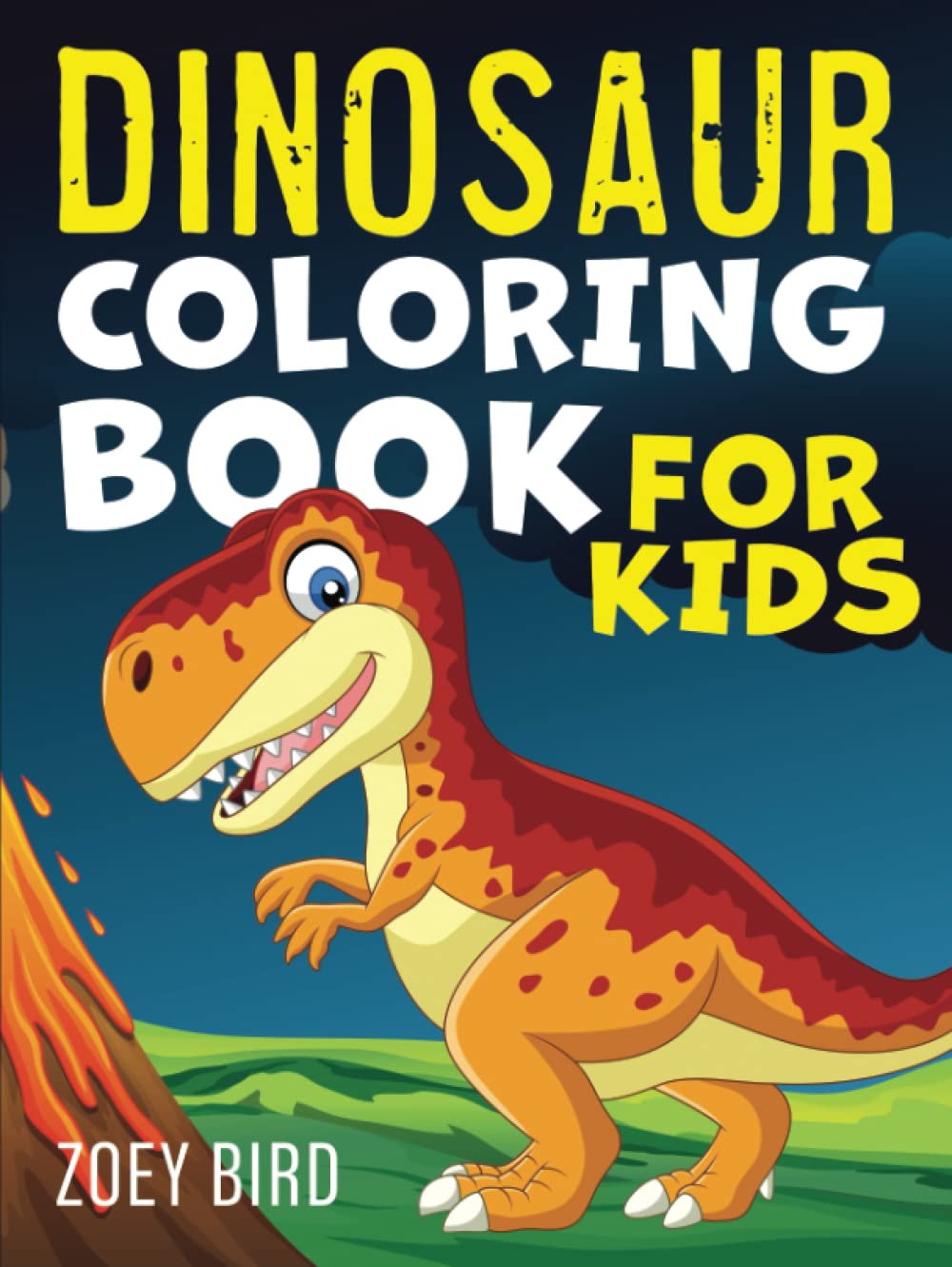 Dinosaur Coloring Book for Kids: Coloring Activity for Ages 4 – 8