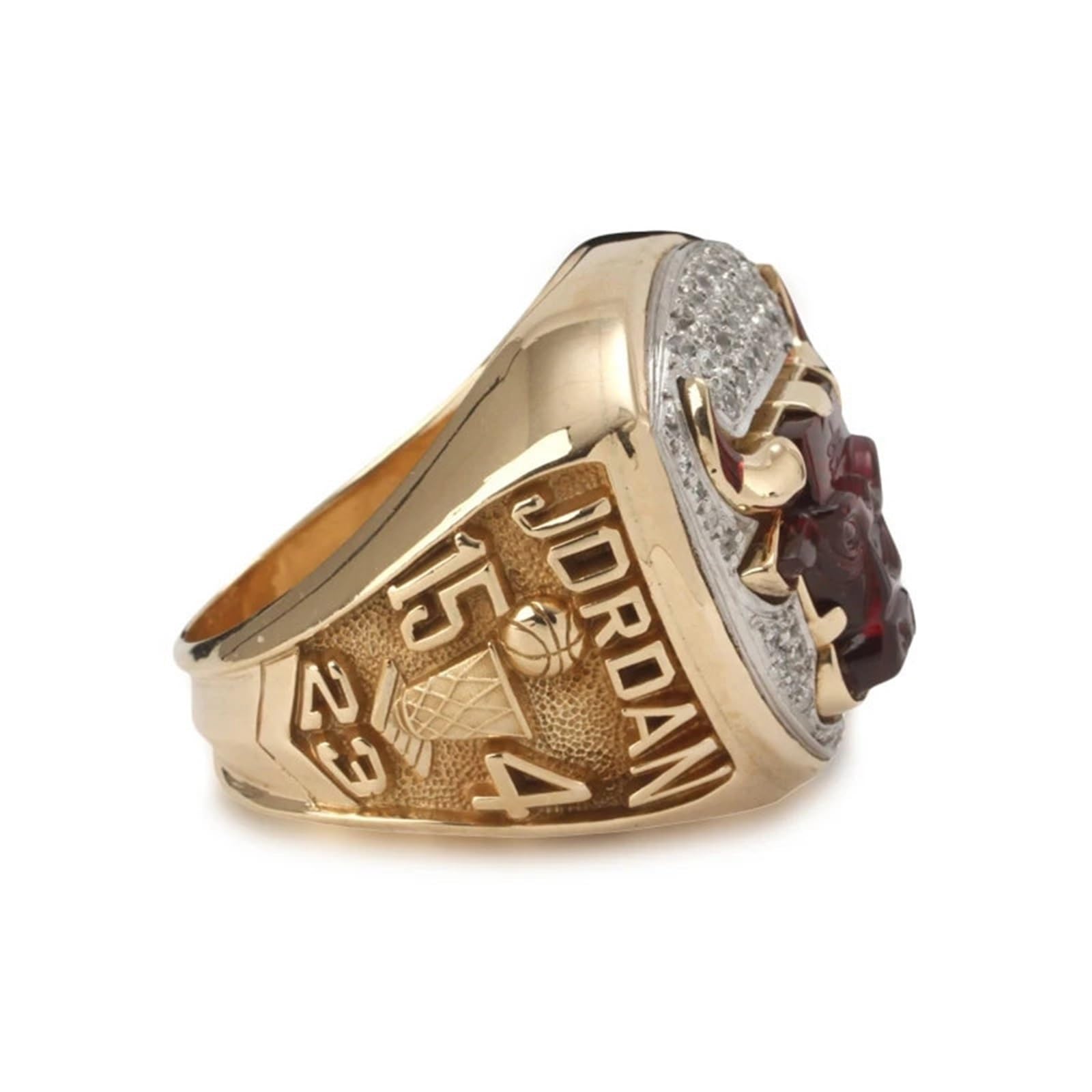 Jordan Championship Ring - Edizione da collezione, regalo artigianale di cimeli dei fan di Chicago for uomini e ragazzi(10#)
