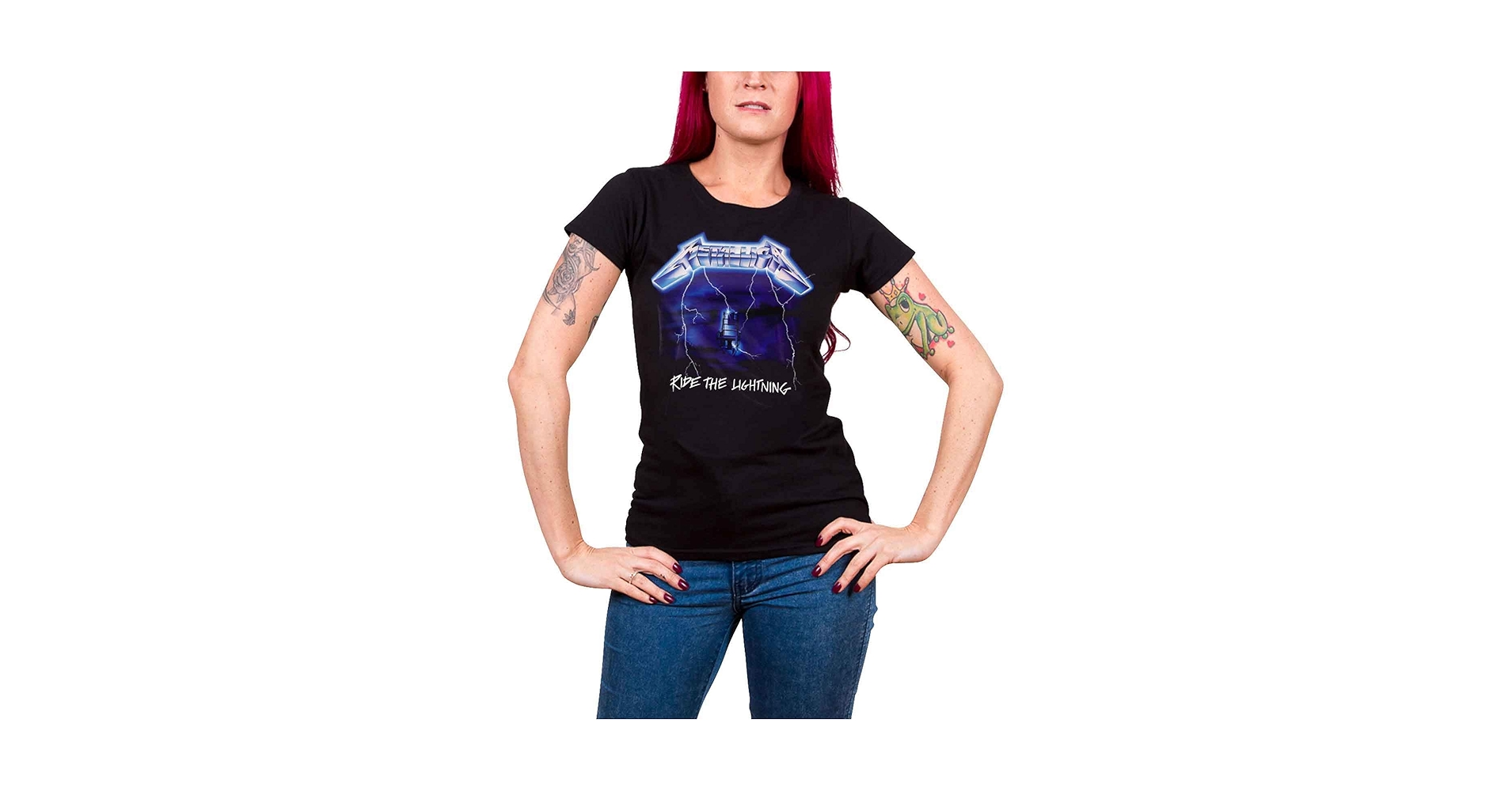 Amazon.com: Metallica T Shirt Ride The Lightning Tracks