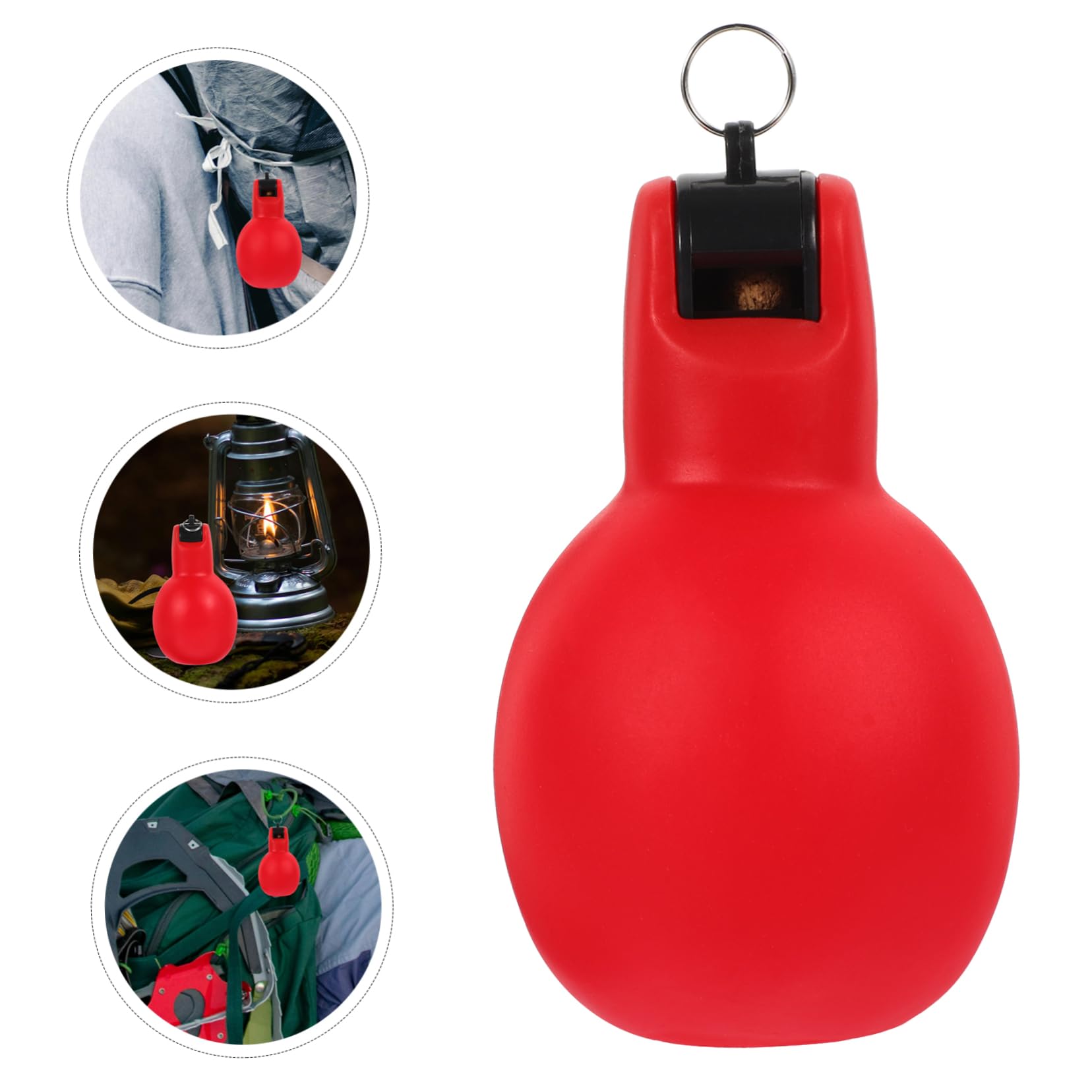 BESPORTBLE Sifflet Extérieur Sifflet pour Les Enseignants Sifflets Sifflet De Randonnée Coup De Sifflet pour Les Entraîneurs Sifflet Multifonction Sifflet pour Le Camping PVC Rouge