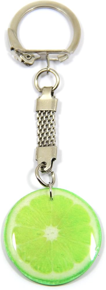 小物 Rare lime green signature photo keychai 小物 Rare lime green