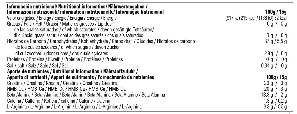 226ERS Pre Workout | Boisson Végétalien en Poudre Pré-entraînement avec L-Arginine AKG, HMB, Créatine et Bêta-Alanine, sans gluten, sans sucre et sans lactose, Saveur Citron Vert - 300gr