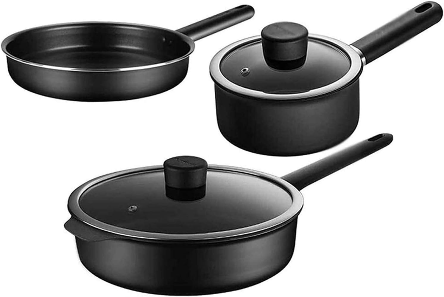 Aluminum Alloy Non Stick Pot Set Multi Functional Cooking Utensils for Household Kitchens Cookware Set