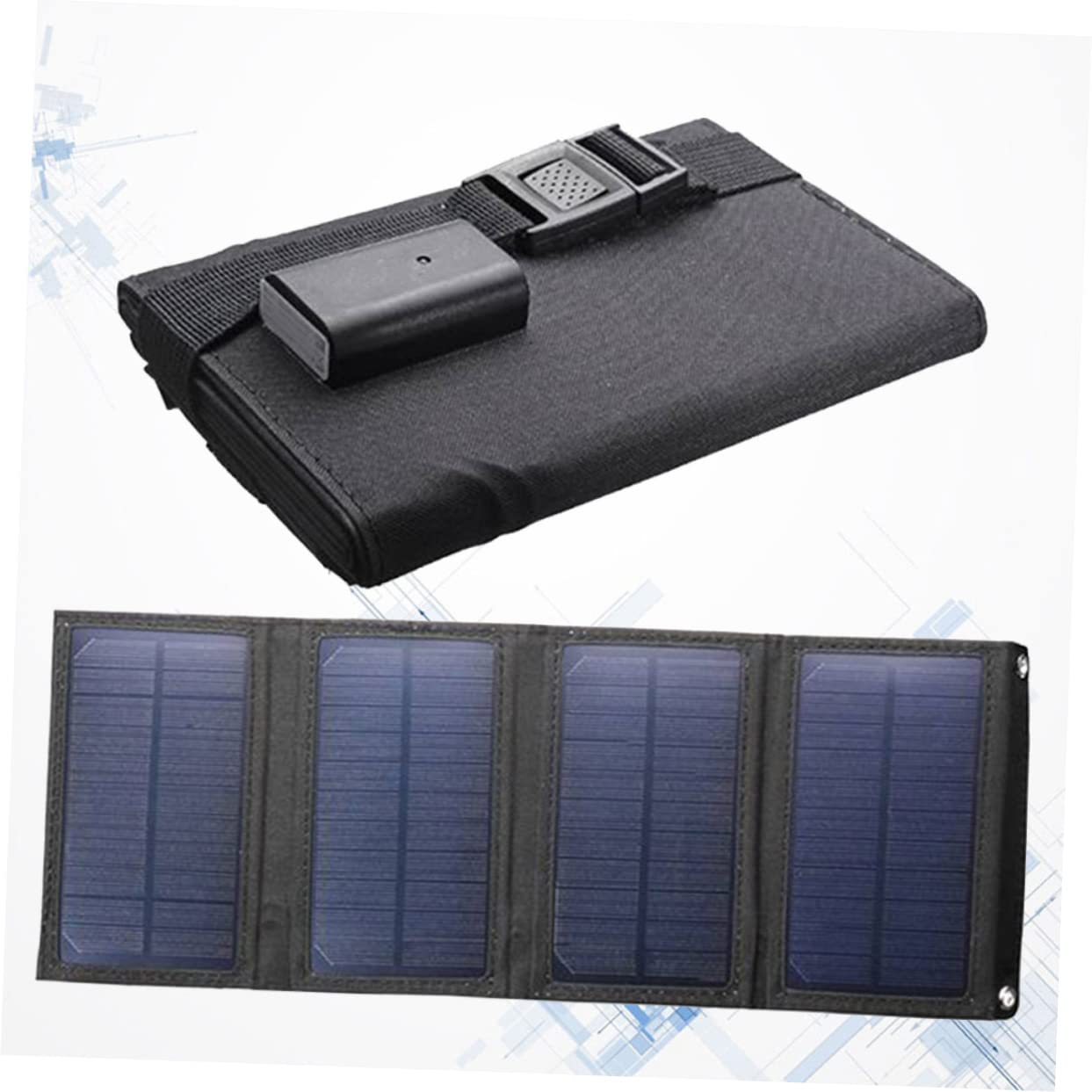 JOINPAYA Outdoor USB Solar Charger Panel Portable Foldable Design for Mobile Devices Lightweight and Durable Power Source for Camping and Travel
