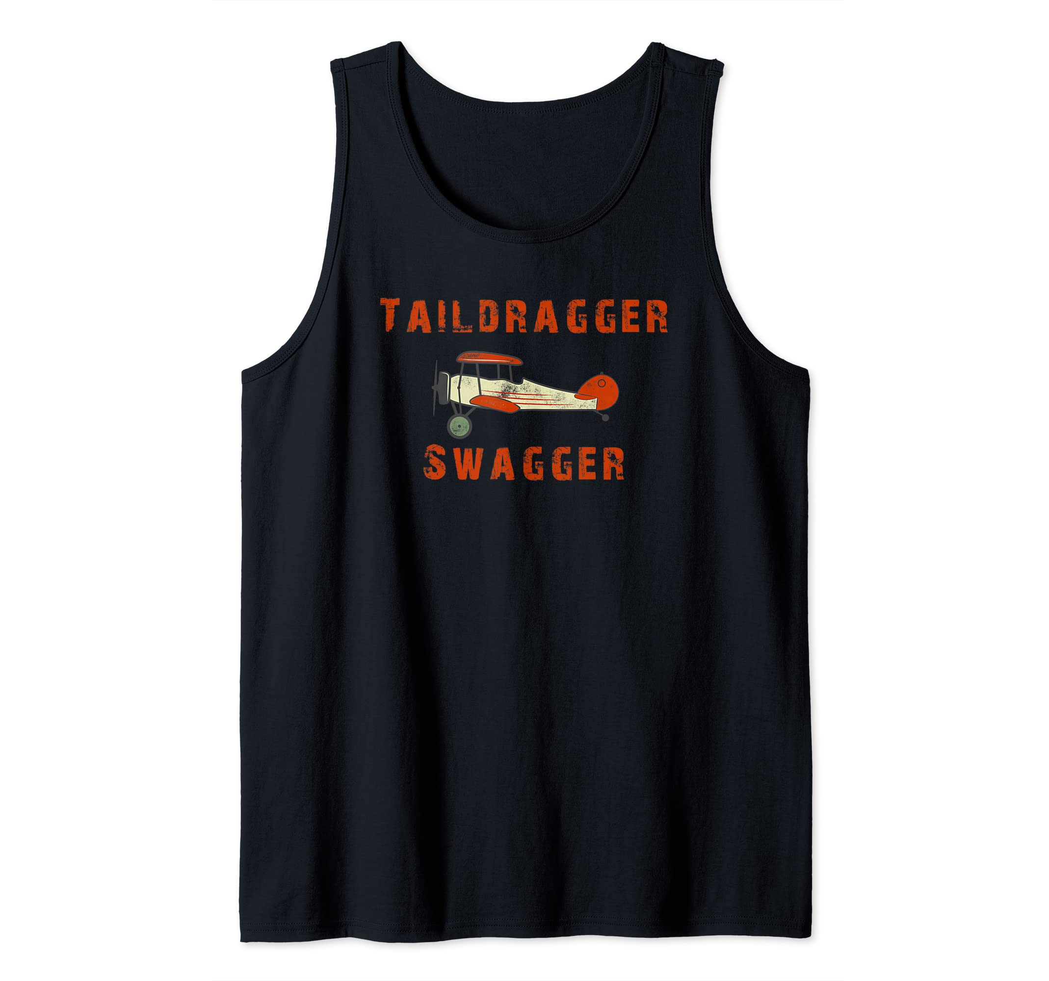 Aviation Funny Pilot Tail dragger Tailwheel Tank Top