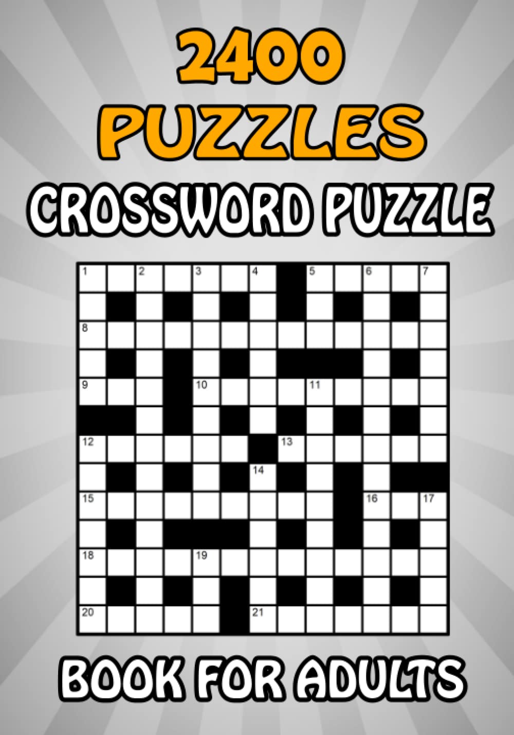 Crossword puzzle book for adults: 100 Quick cryptic crossword book - puzzle book for adults & seniors