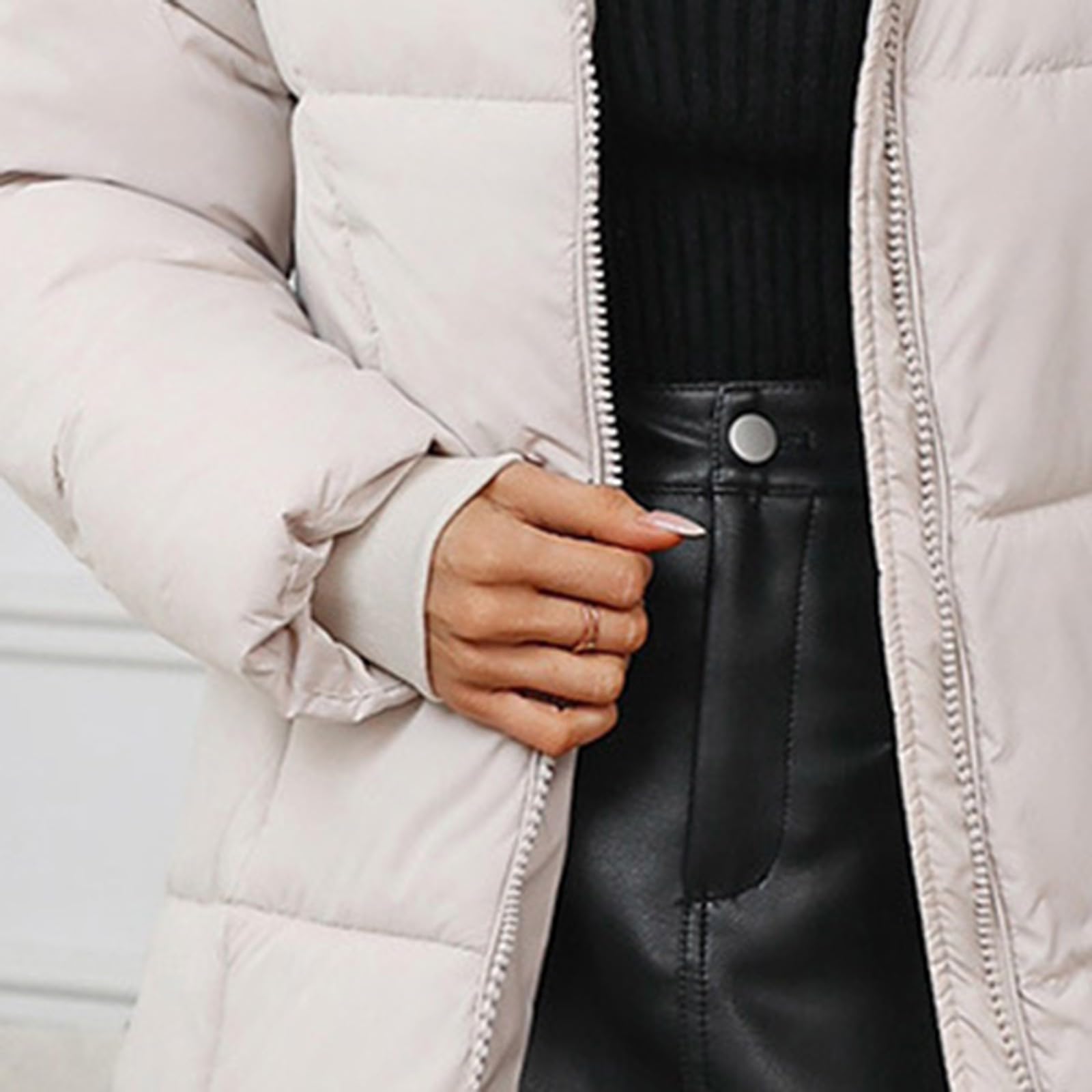 Cocila Enfermera Apuros Suéter sin mangas con capucha para mujer, chaleco, blusa, camisa, abrigo, sudadera Plumas Ligero Chaquetones De Mujer Invierno Abrigo Plumas Entallado Mujer