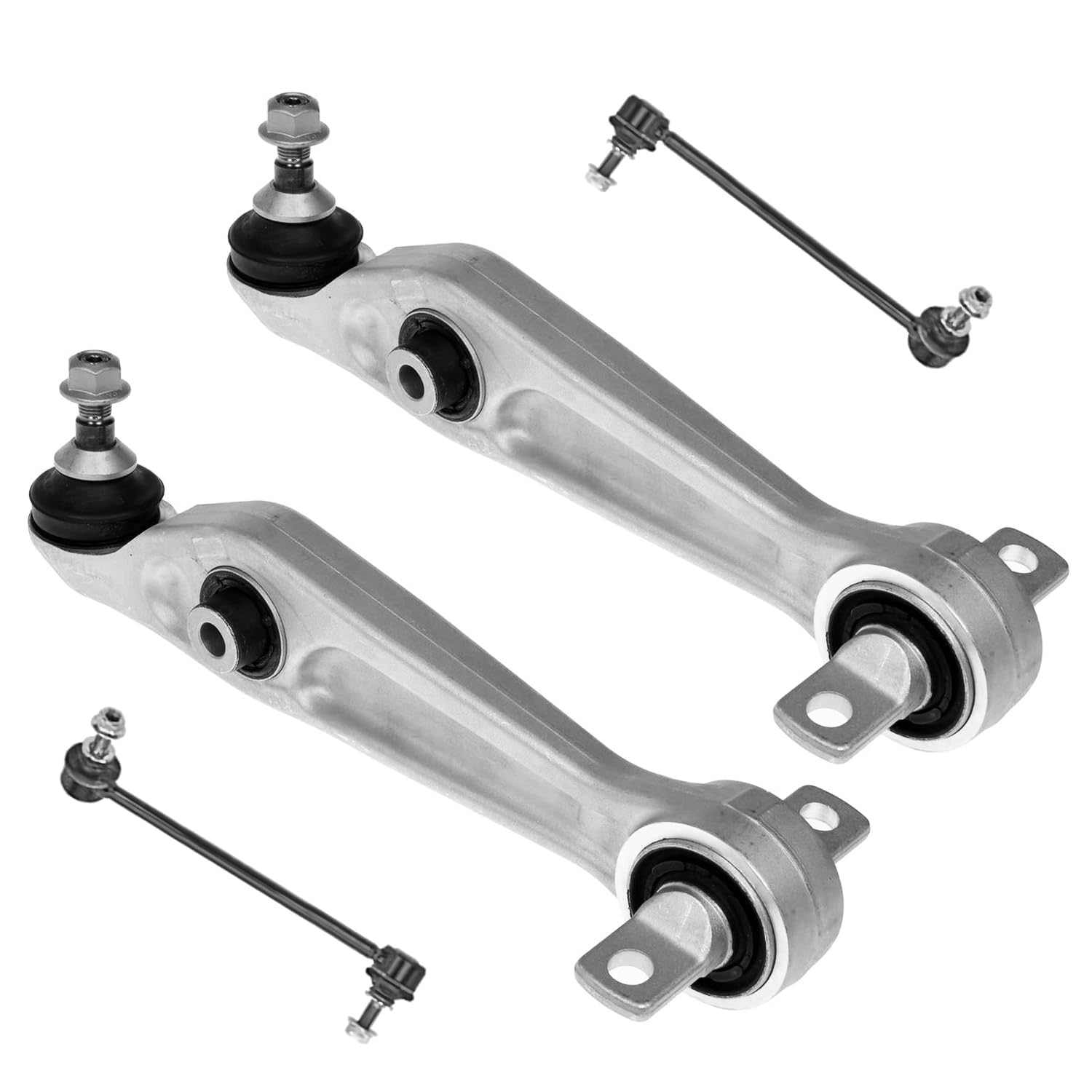 Detroit Axle - 4pc Front End Kit for 2017-2022 Tesla Model 3, 2 Lower