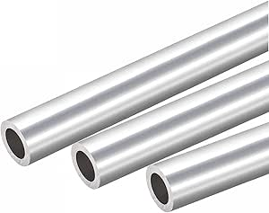 6063 Aluminium 28mm Dia Externe 25mm Interne Dia 100mm Longueur Tube
