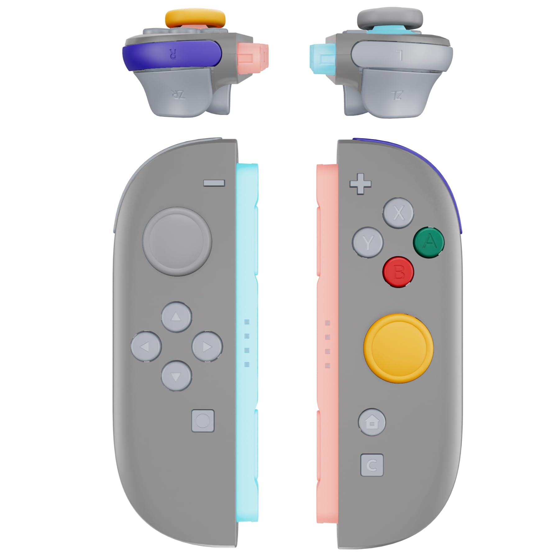 Amazon.co.jp: eXtremeRate Joy-Con 2対応用DIY交換フルセットボタン