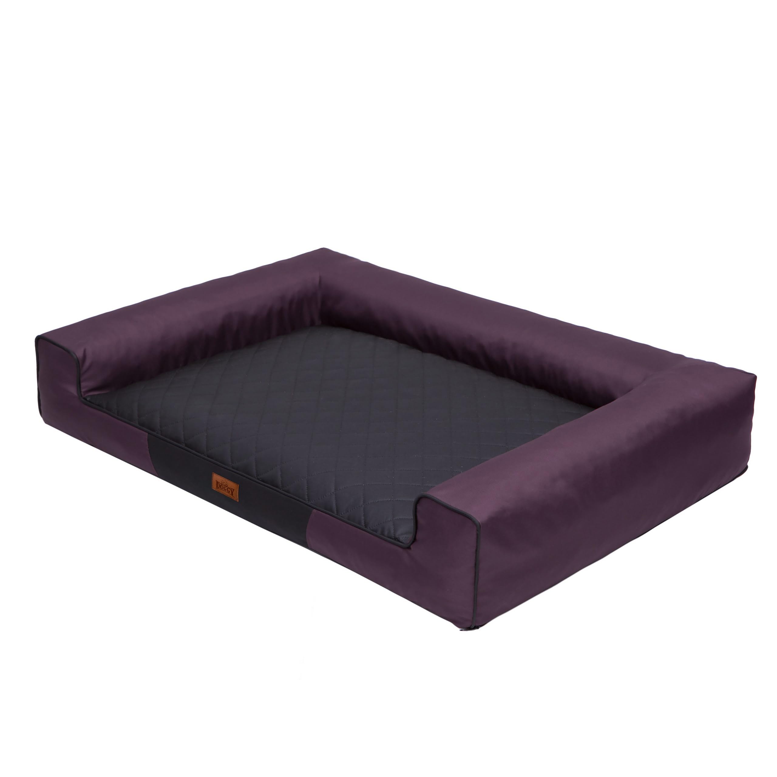 Lettino per animali domestici, cuscino per cani, letto per cani, letto per cani, letto per cani, divano per cani, materasso per cani con materasso nero, L - 80 x 55 cm