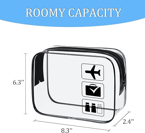 Miniatura 3 de Neceser aprobado por la TSA, Negro -, Claer