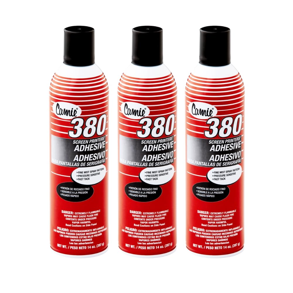 Camie Screen Printers' Adhesive, 14 oz. can, 3 Count