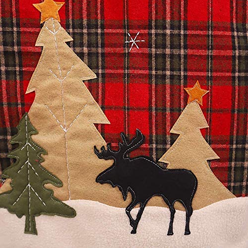 2/4 stks Kerst Stoelhoezen Decor, Keuken Eetkamerstoel Kussenovertrekken Sets, Kerstboom Eetkamerstoel Sets Stoel… - Afbeelding 5