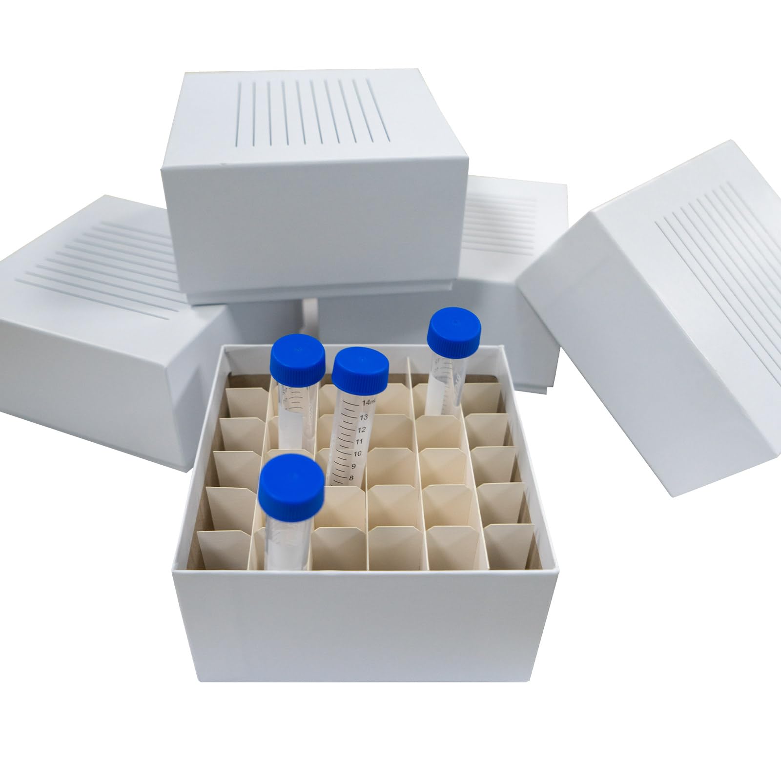 30 Stück Zentrifugenröhrchen Gestell, Zentrifugenröhrchen Rack aus Papier, Reagenzglashalter, Röhrchenhalter für 15 ml, für Labor Lagerung Organisation, 36 Brunnen