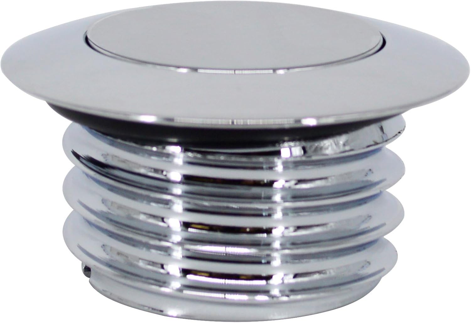 Chrome Billet Aluminum Vented & Nonvented Gas Cap Set Fit For Harley 1982-1995