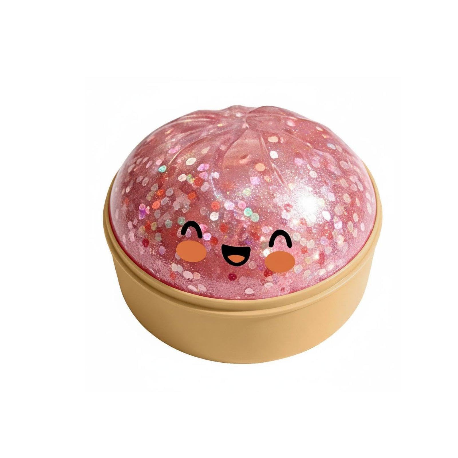 SECRET DESIRE Dumpling Cute Bun Squeezable Food-Shaped Toy Red|Stress Relief Fidget Easter Gifts for Kids & Adults Anxiety Relief Squeeze Toy for Boys and Girls Easter Basket Stuffers for Teens-image-9