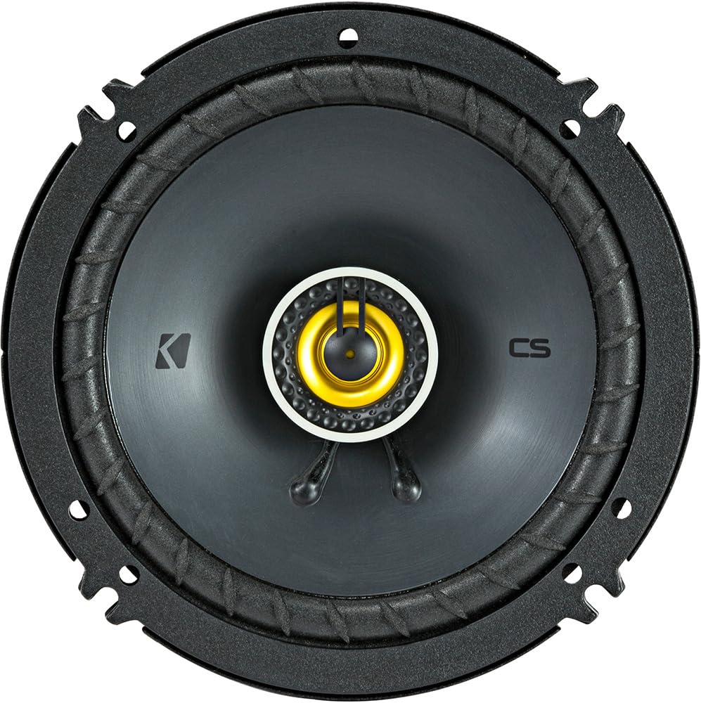 KICKER Par de Altavoces coaxiales 46CSC654 CSC65 de 6.5 Pulgadas, 6-1/2 Pulgadas, 600 W, 4 ohmios